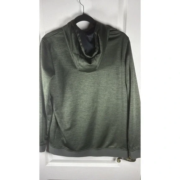 Eddie Bauer Men's XL Gray High‑Neck Button Pullover – Medium Weight, Classic Out - Picture 8 of 12